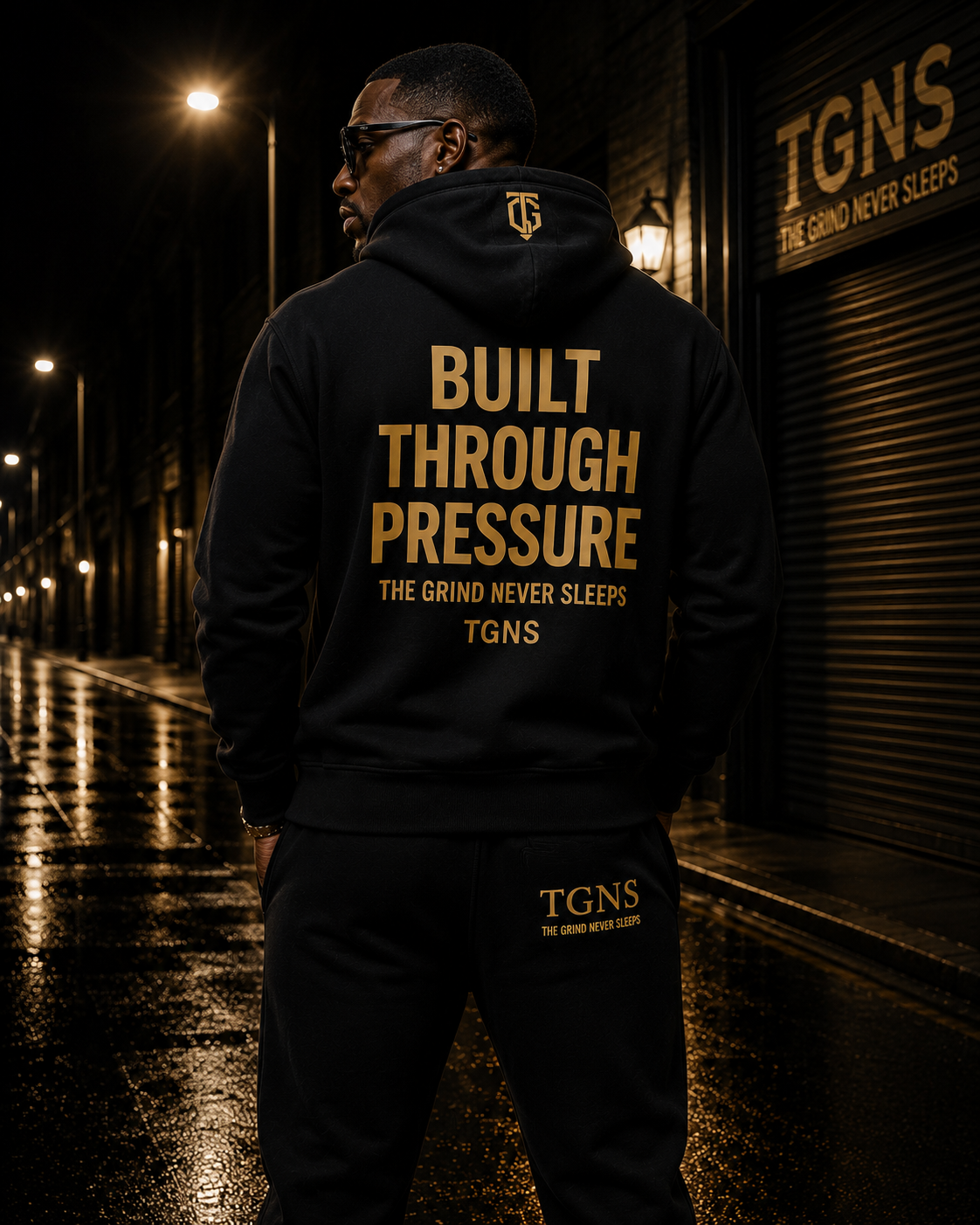 TGNS Premium Hoodie  - Built Through Pressure