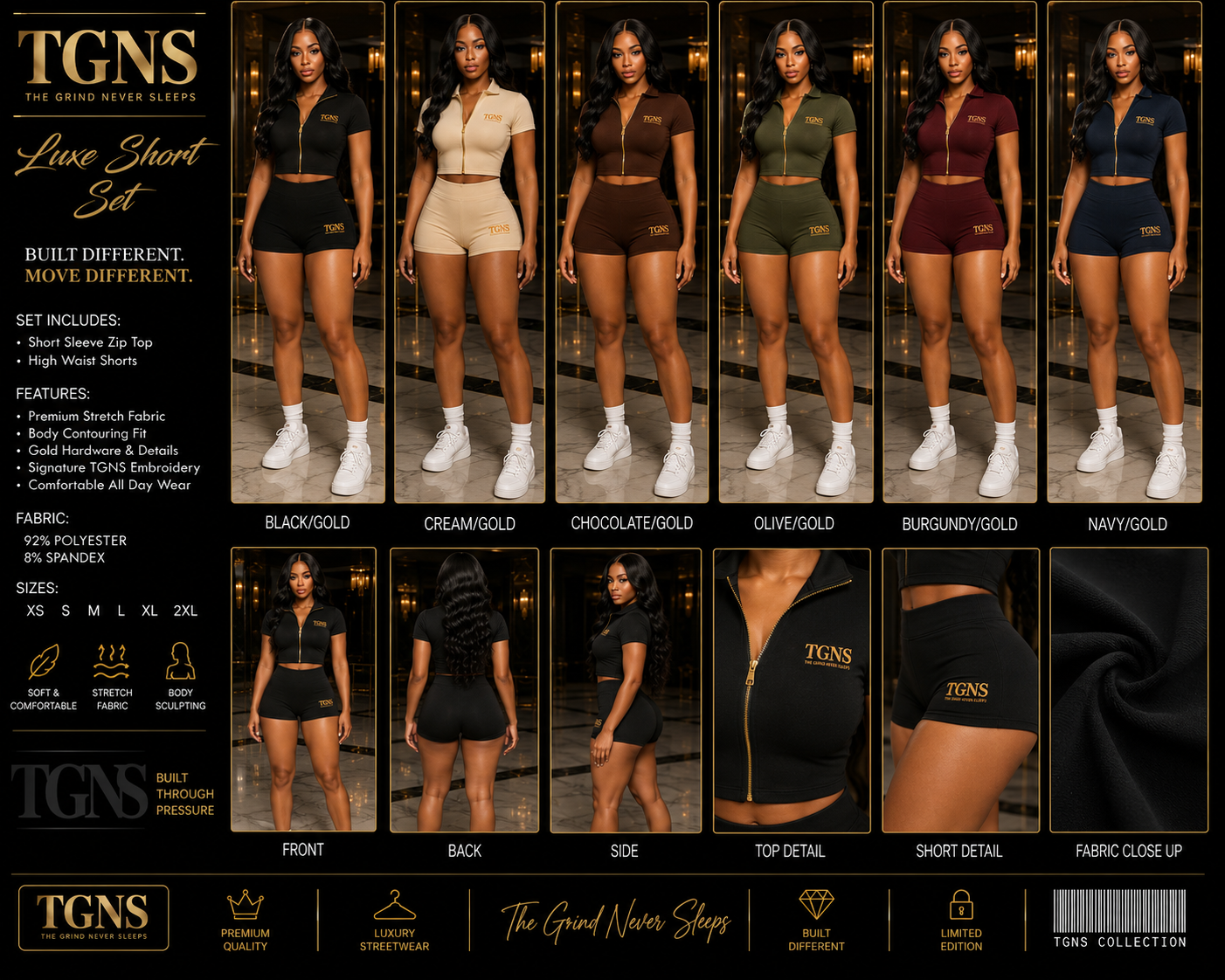 TGNS Luxe Short Set