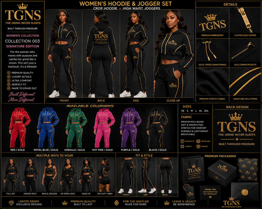 TGNS Signature Hoodie & Jogger Set