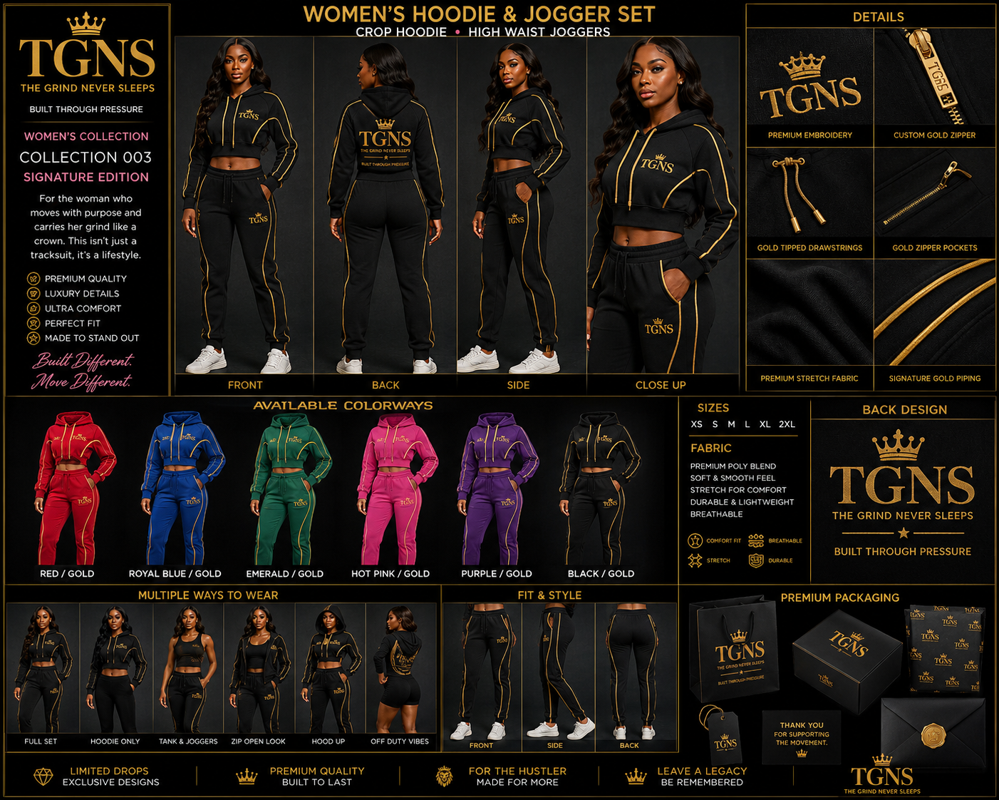 TGNS Signature Hoodie & Jogger Set